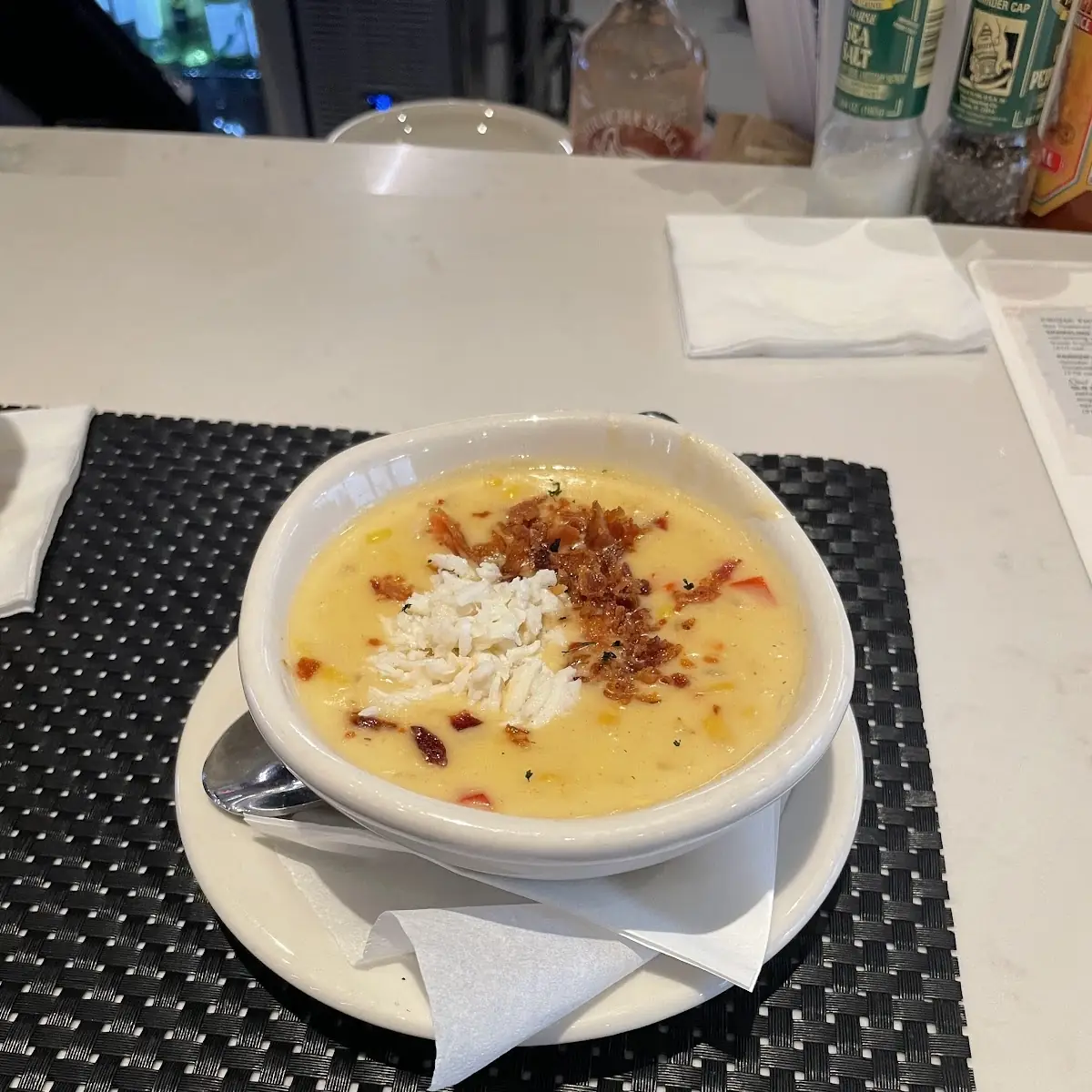 Corn Chowder & Lump Crab with a Hint of Bacon