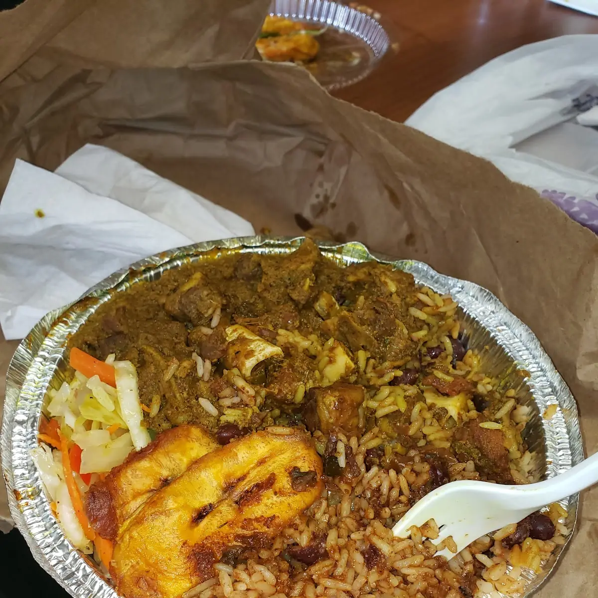 Curry Goat Roti