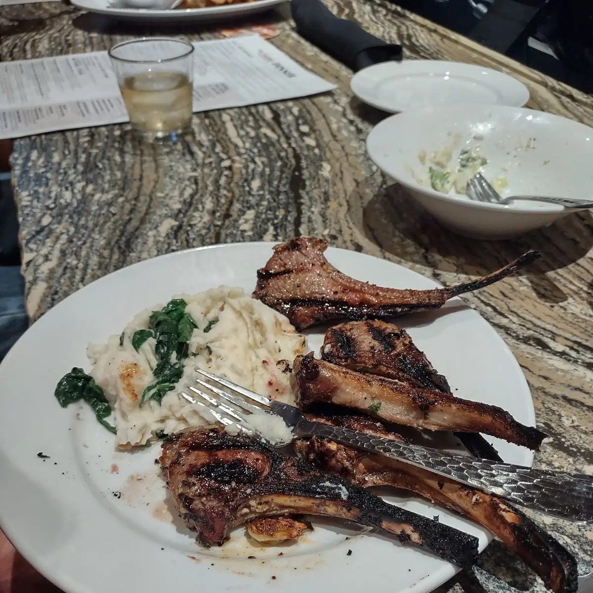 Lamb Chops and Mashed Potatoes