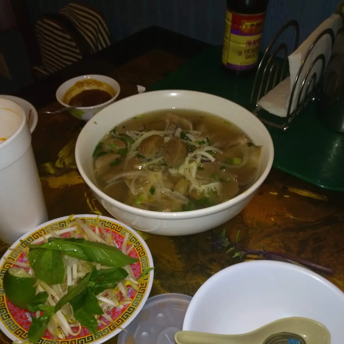 Spicy Noodle Soup Beef and Pork