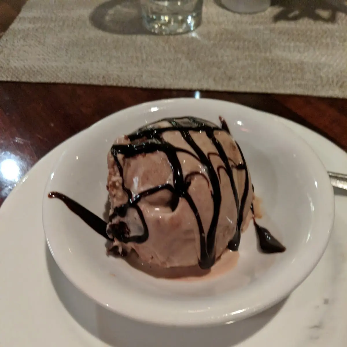 Chocolate Ice Cream with Brownie