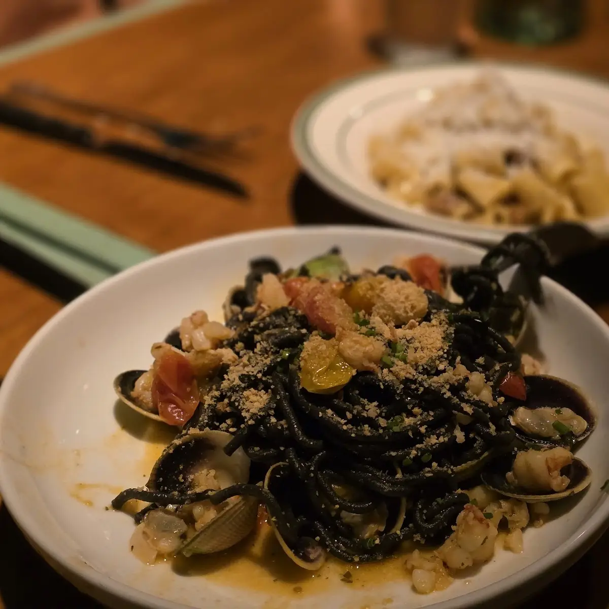 Squid Ink Spaghetti