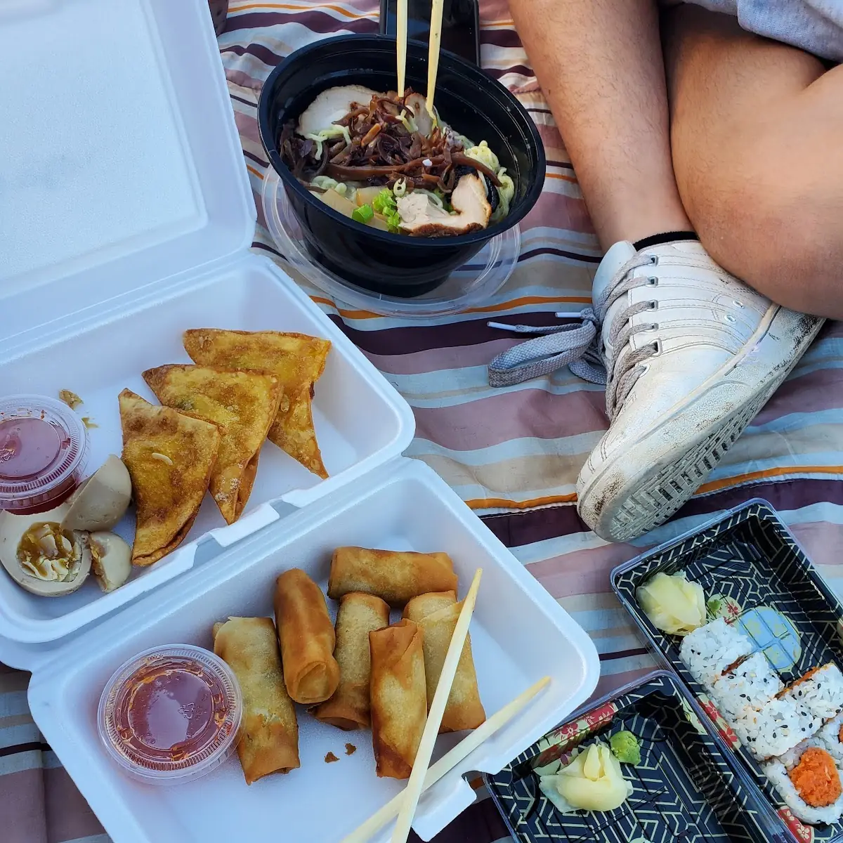Crab Rangoon Spring Rolls California Roll Spicy Tuna Roll