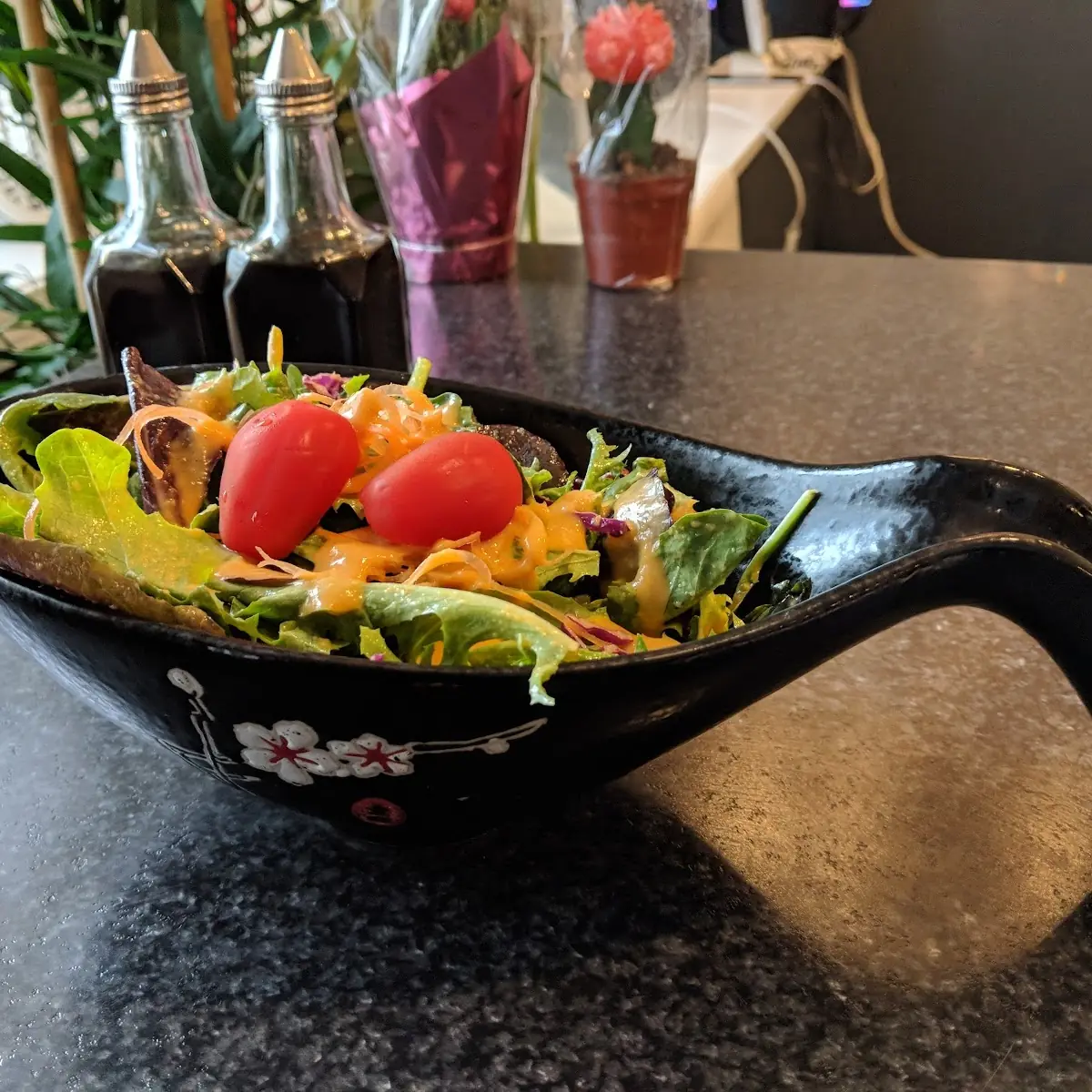 Salad with Ginger Dressing