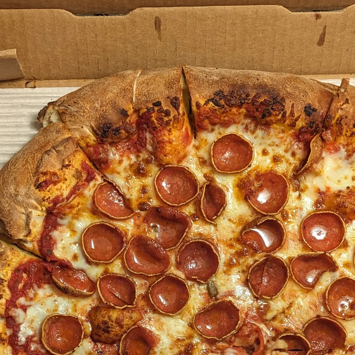Stuffed Crust Pepperoni Pizza