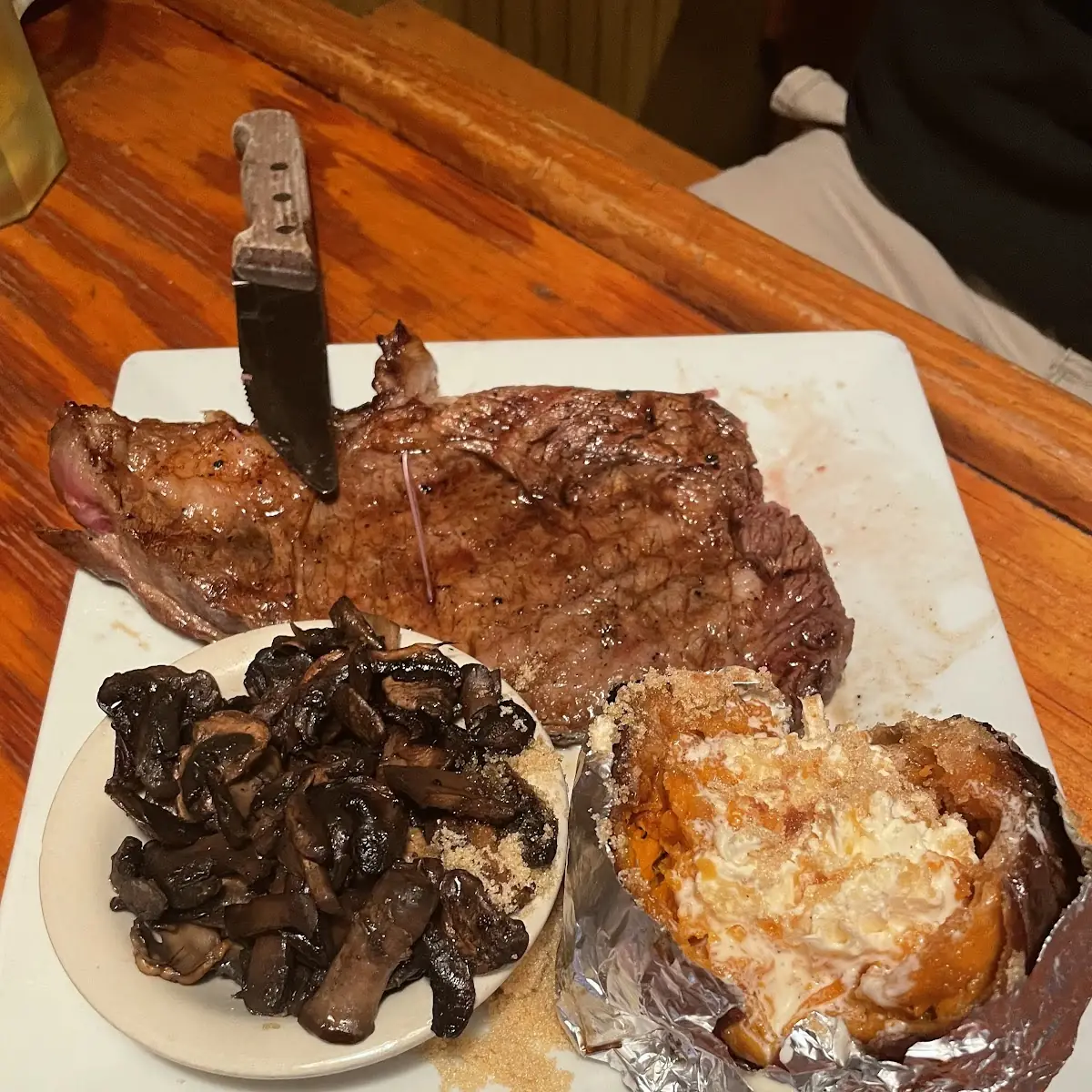 12oz Ribeye Mushrooms