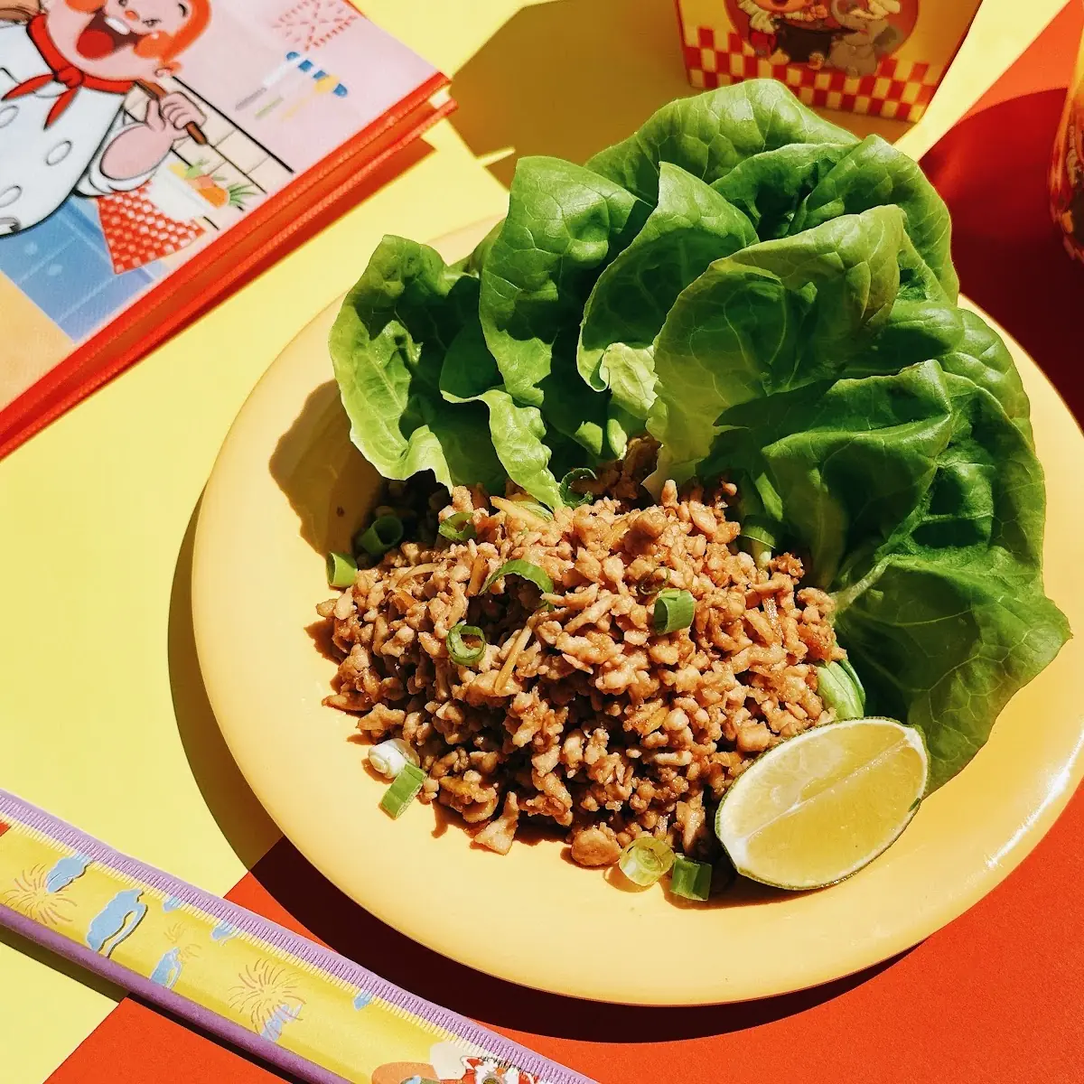 Chicken Lettuce Wrap