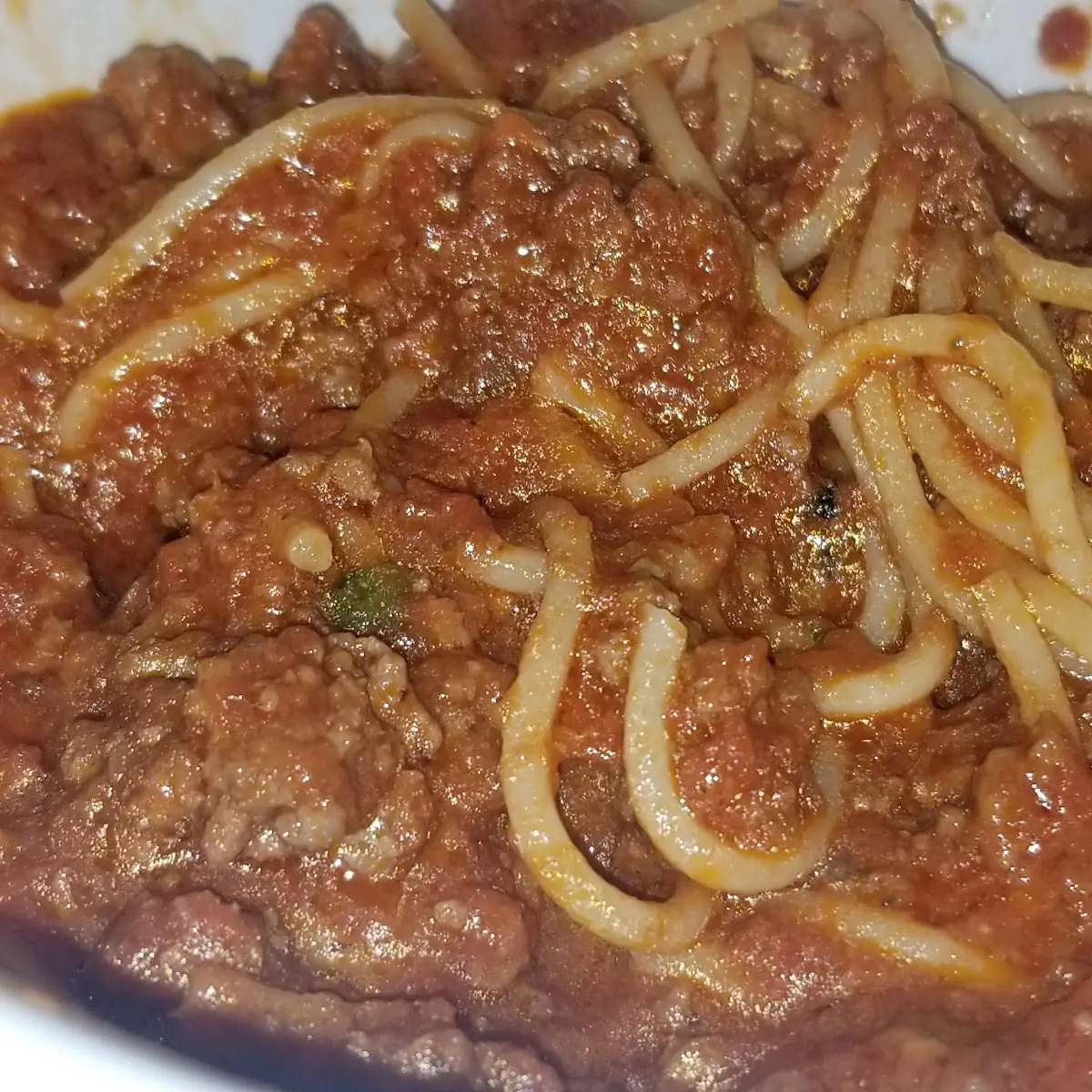 Fresh Made Spaghetti Bolognese Pasta