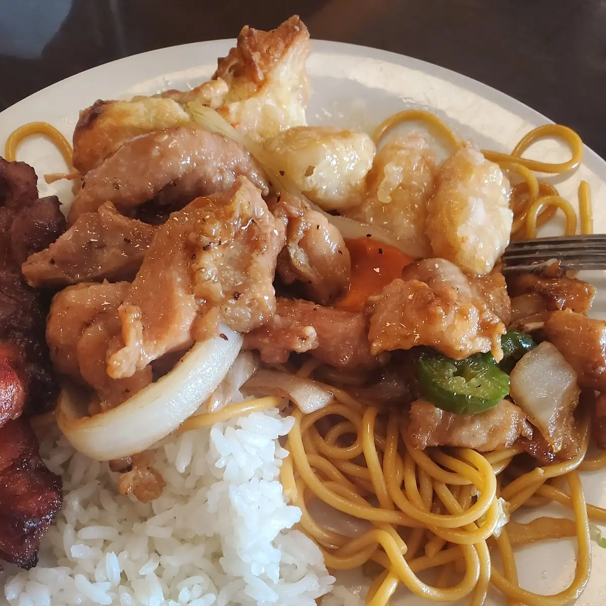 Pepper Chicken with Garlic Sauce