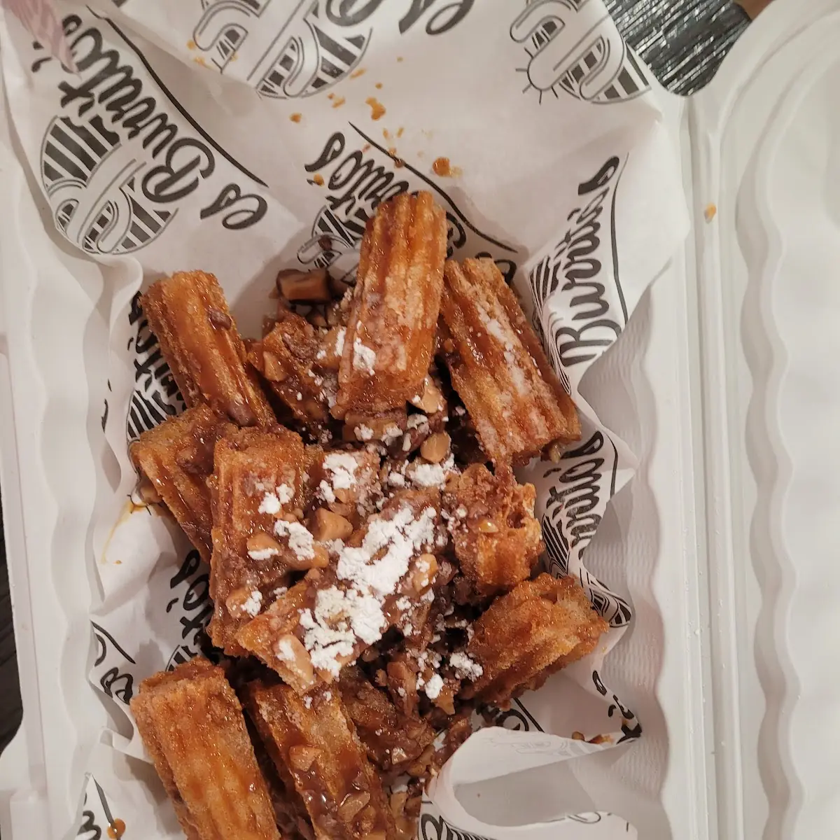 Dulce De Leche Churro Bites Contains Nuts