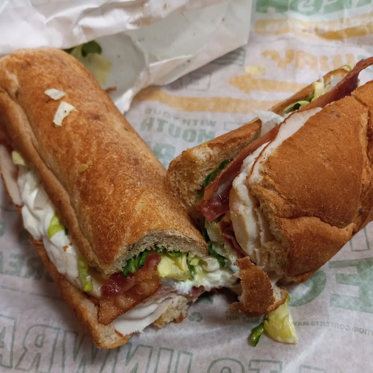 Turkey Breast Bacon Mozzarella on Wheat