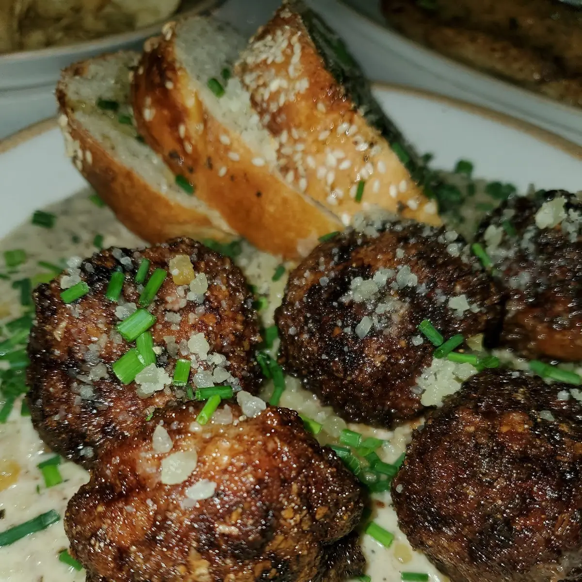 Flat Iron Meatballs