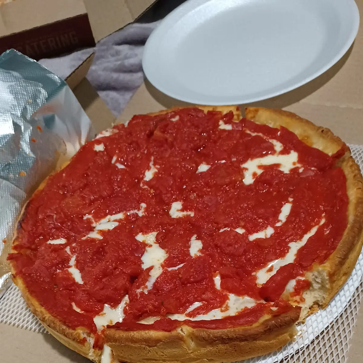 Deep Dish Cheese Pizza