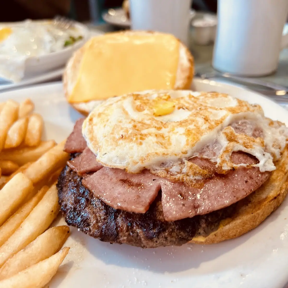 Ham Steak & Eggs