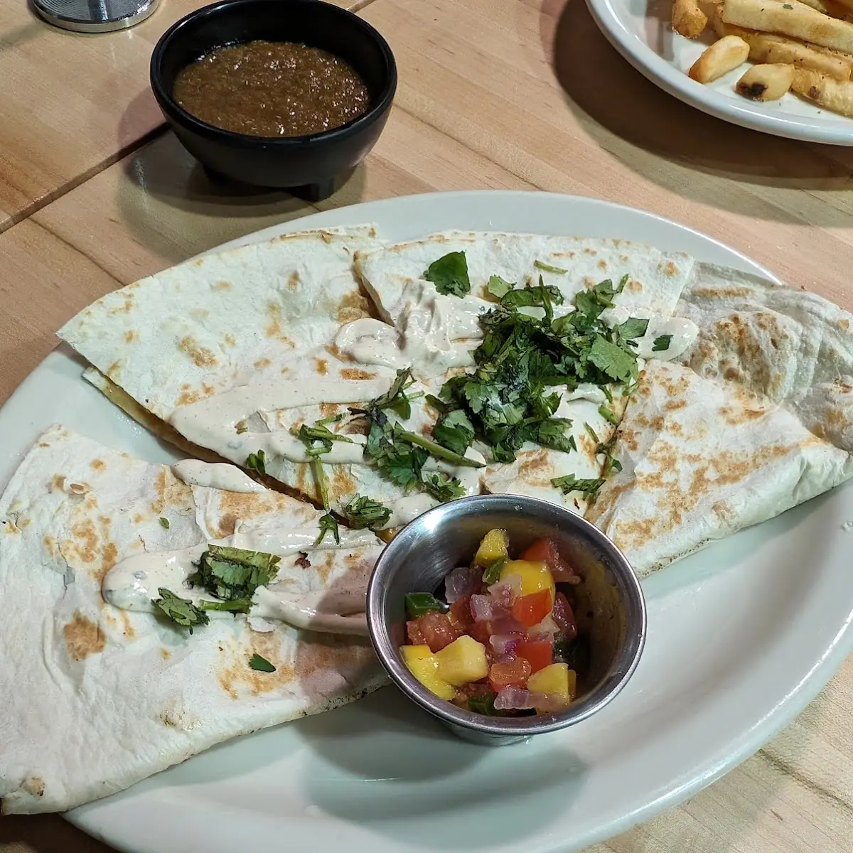 Al Pastor Chicken Quesadilla