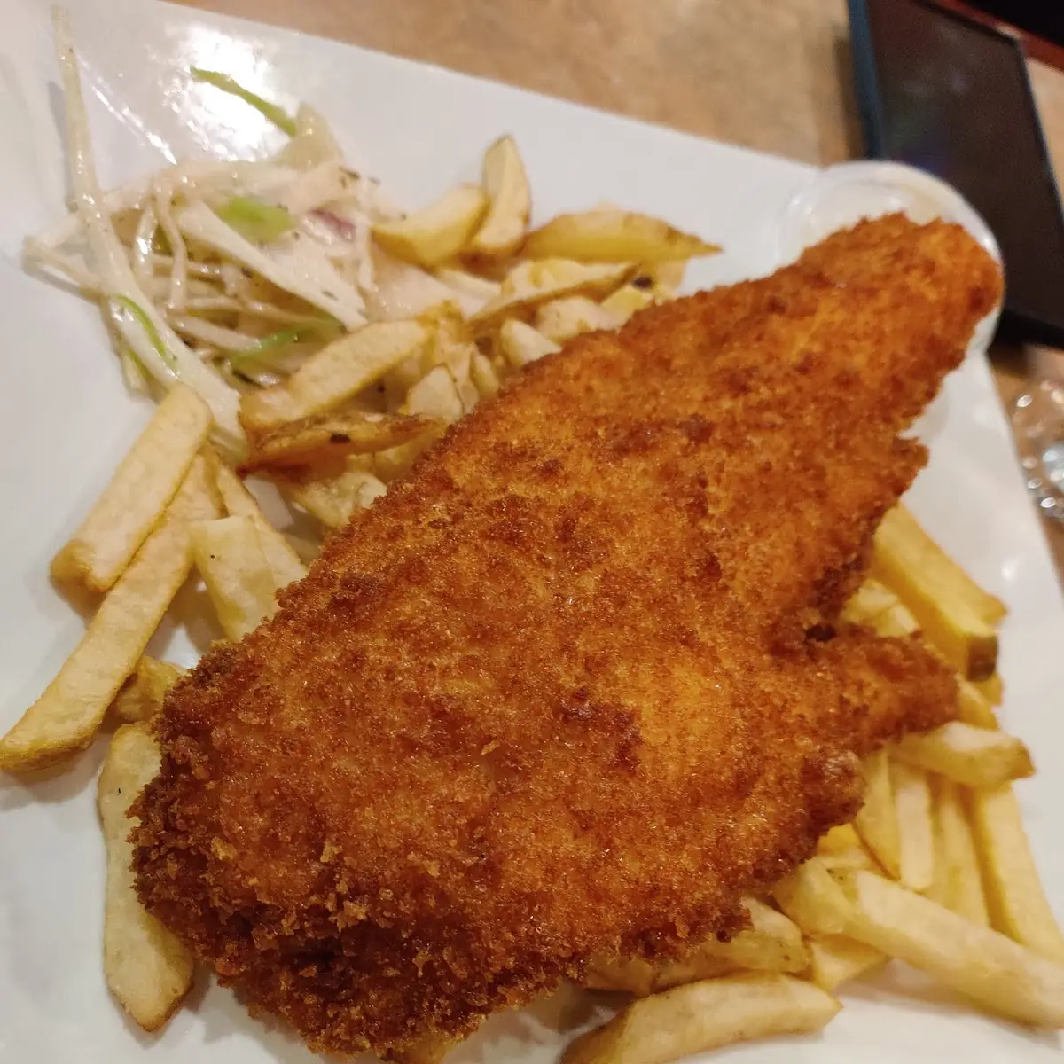 Breaded Fish and Chips, Bistro Six One