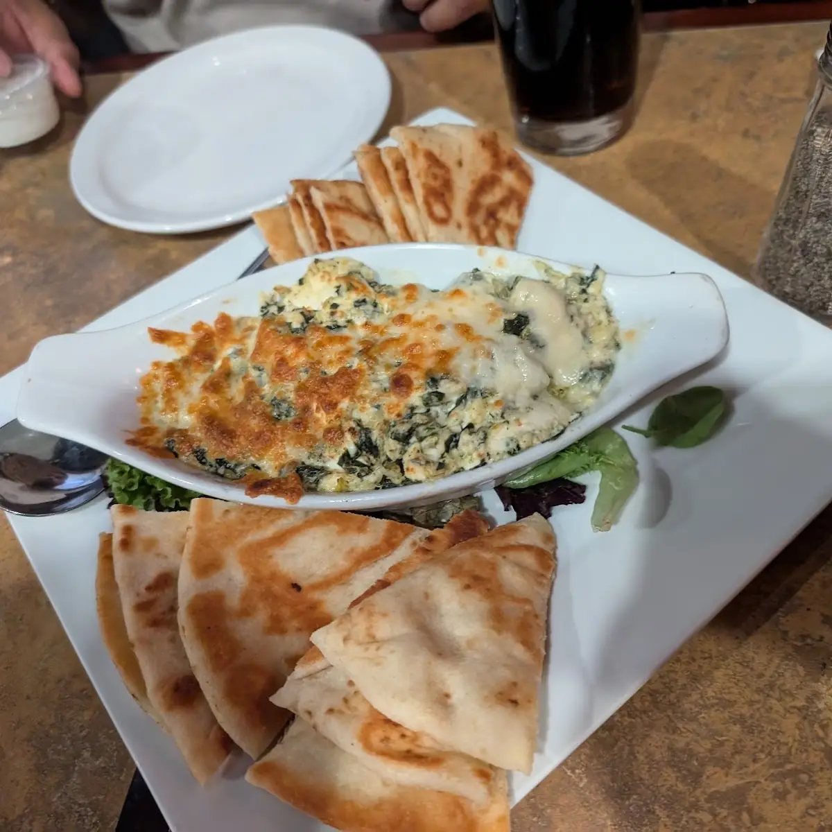 Spinach and Artichoke Dip, Bistro Six One