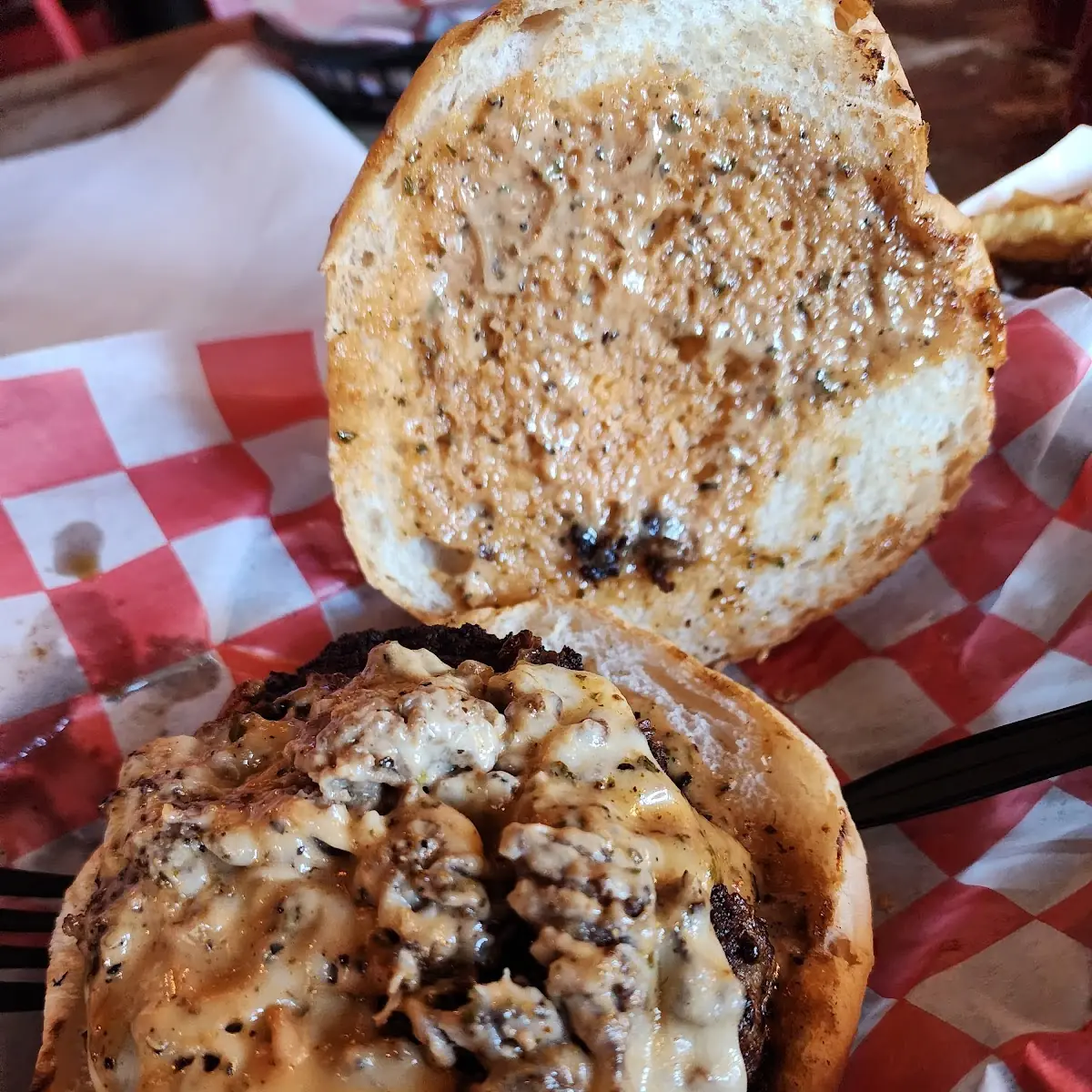 Philly Cheese Steak Burger
