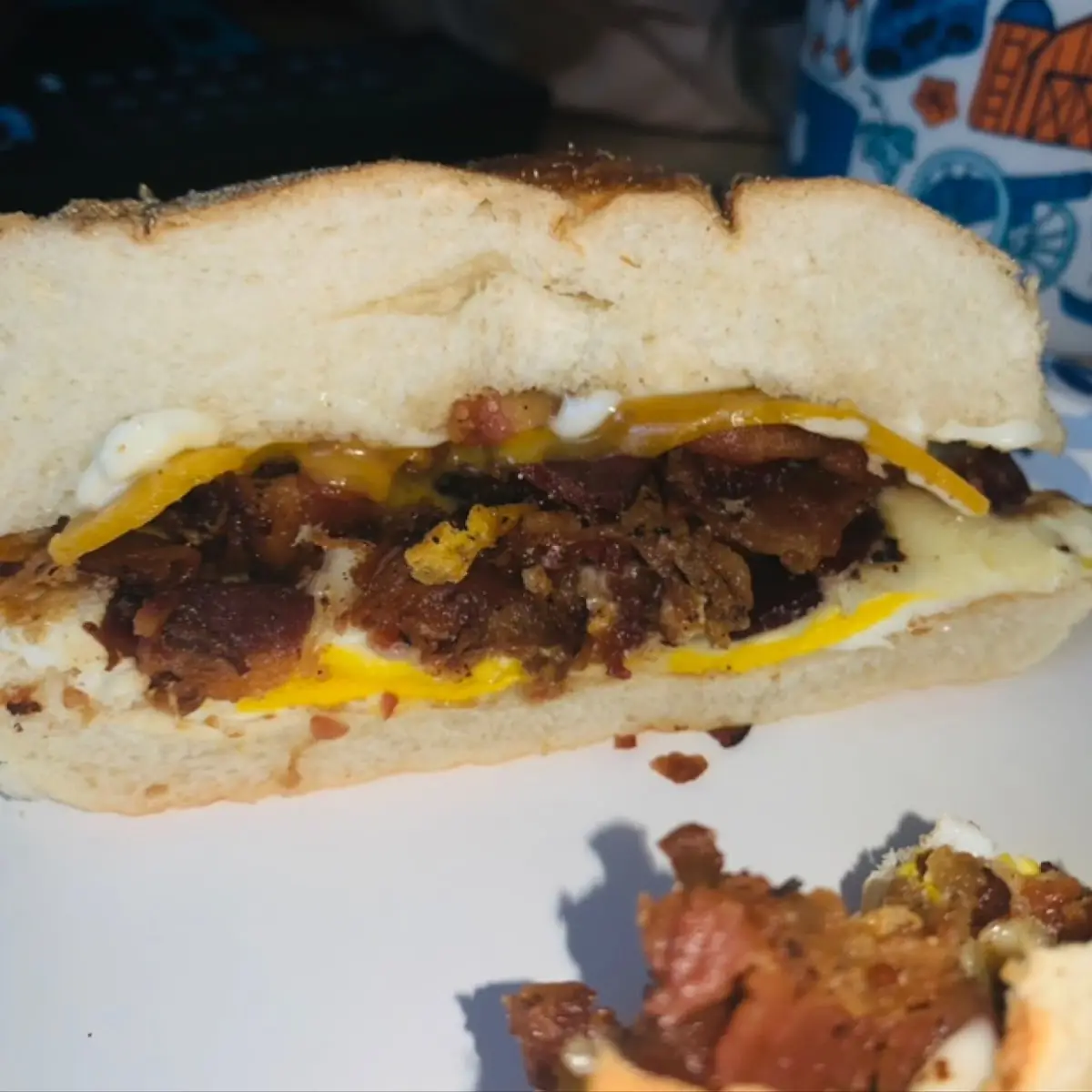 Meat Lover's Breakfast Sandwich