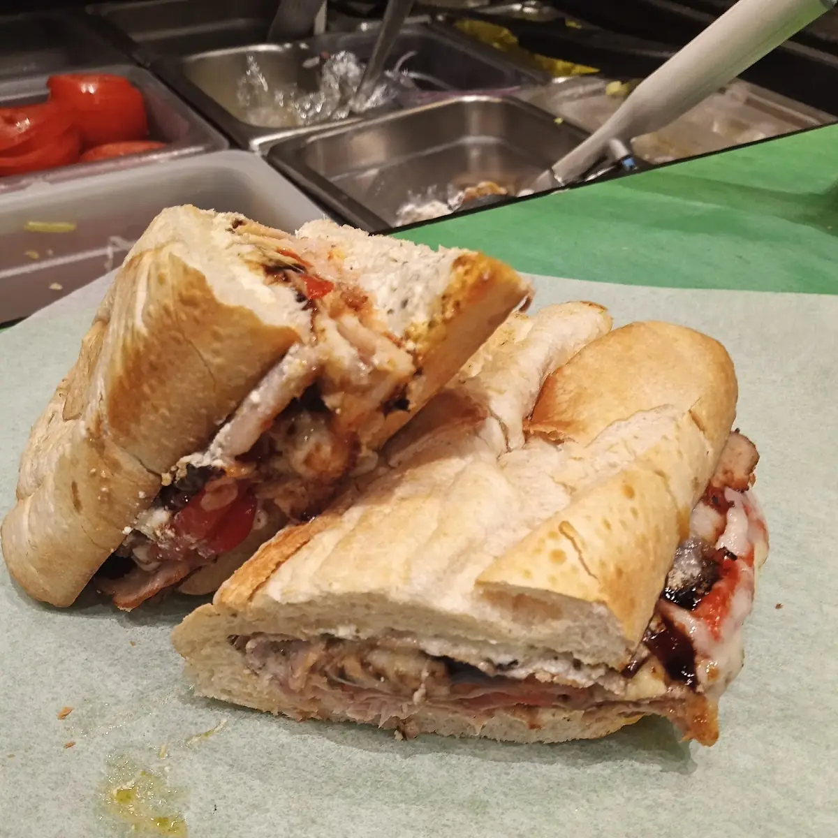 Corned Beef on a Baguette