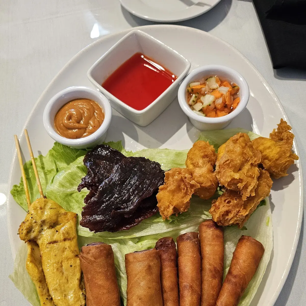 Thai-Ger Appetizer Sampler