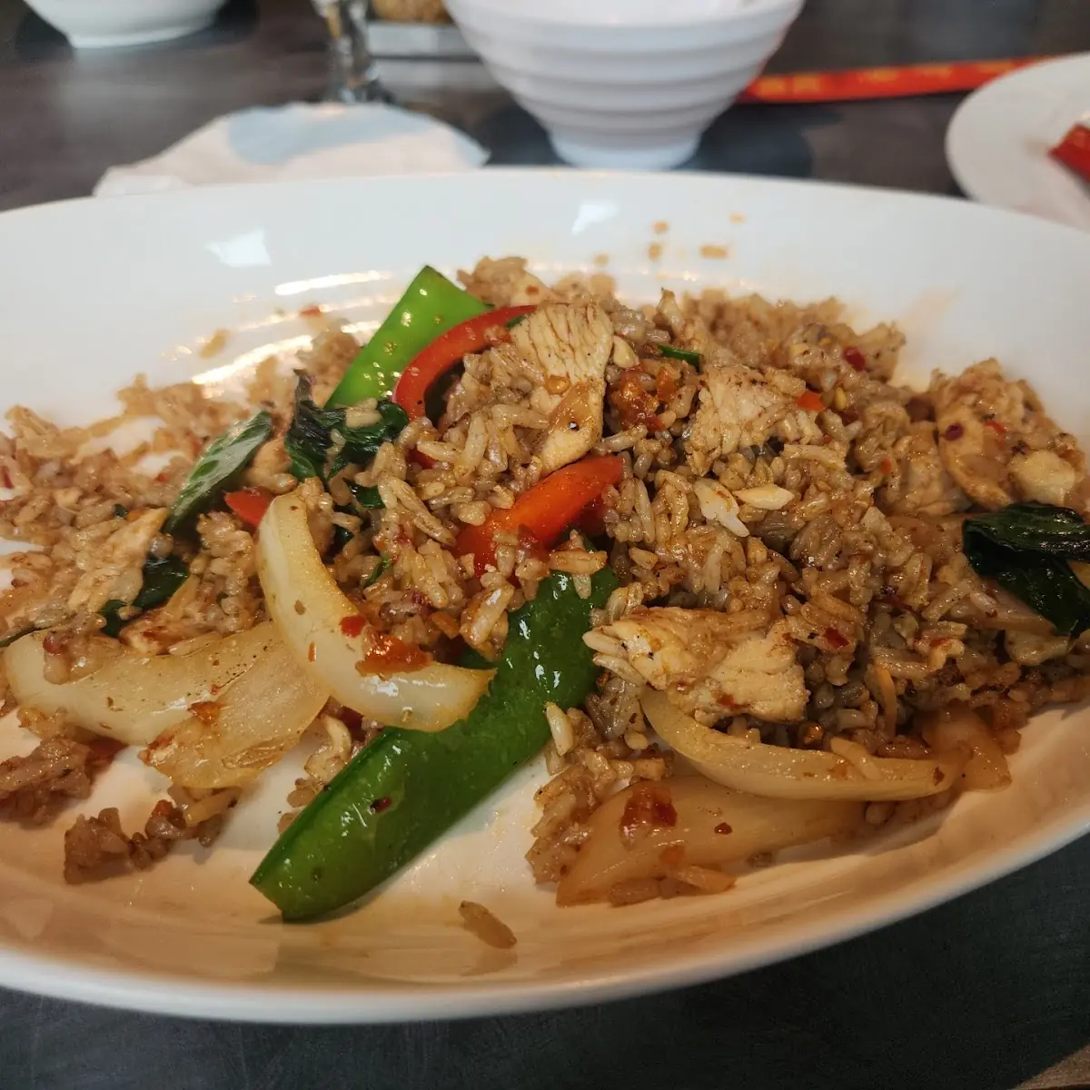 Chicken Basil Fried Rice Lunch Special