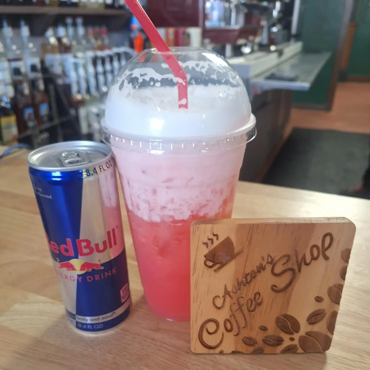 Cherry-Lime Rickey with Redbull
