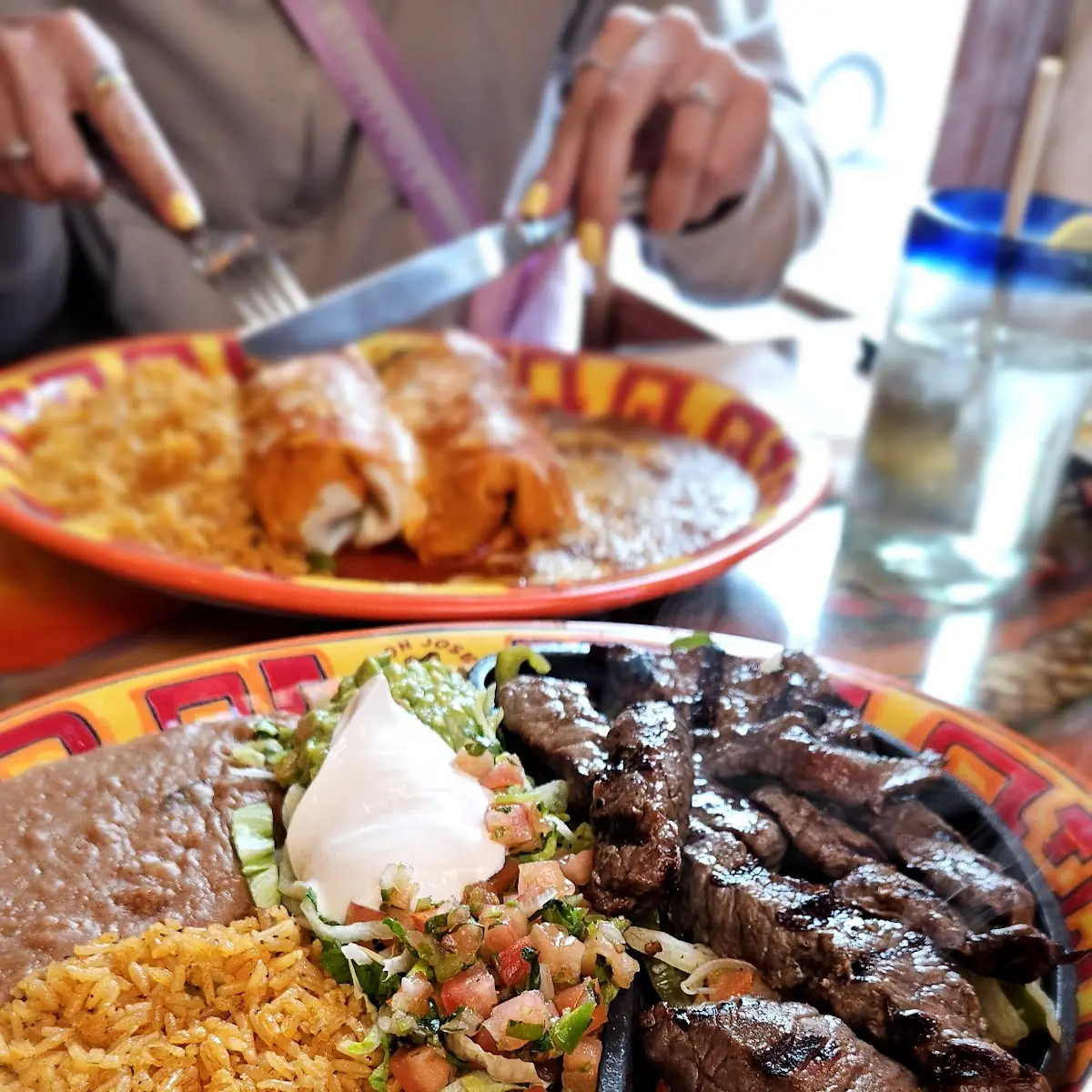Chicken Enchilada Platter