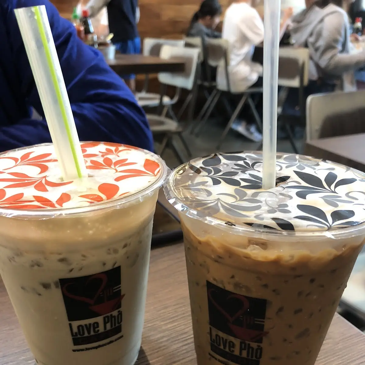 Almond Milk Tea with Boba