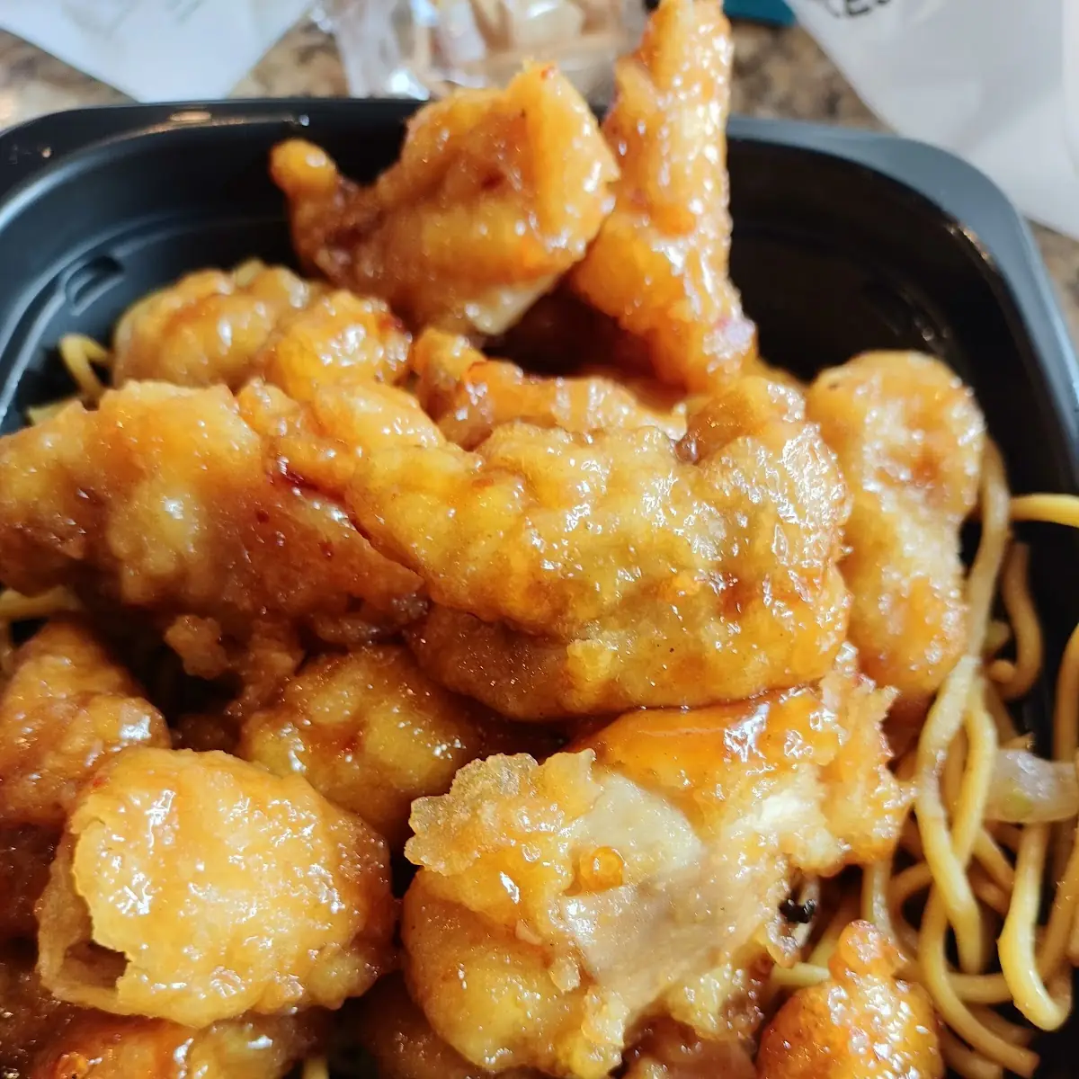 Orange Chicken Chow Mein