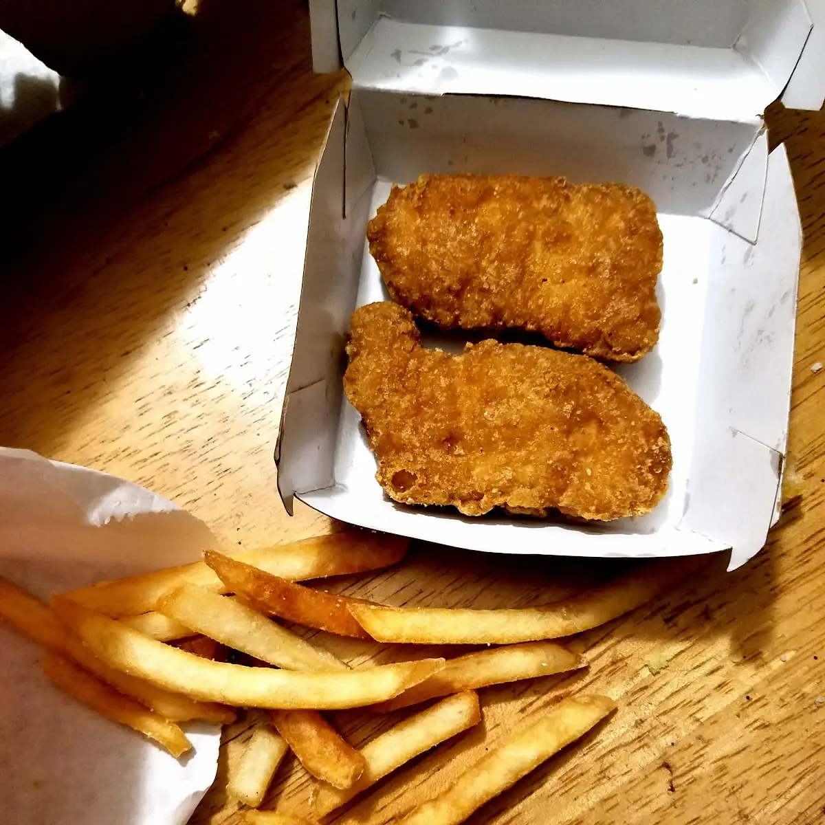 Fries and Chicken Nuggets