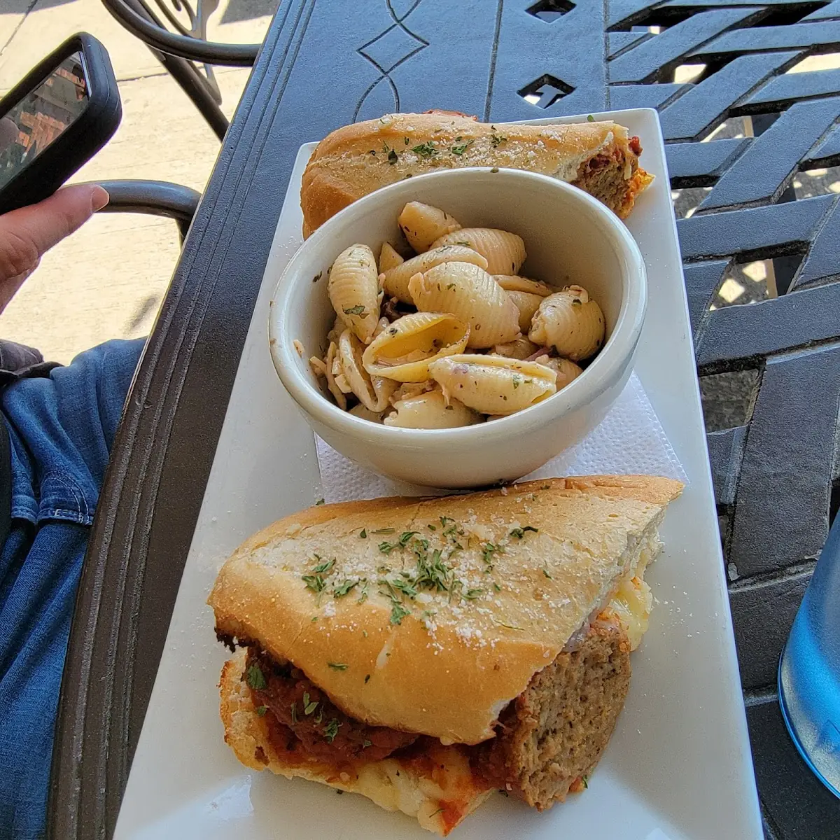 Meatball Sandwich Pasta Salad