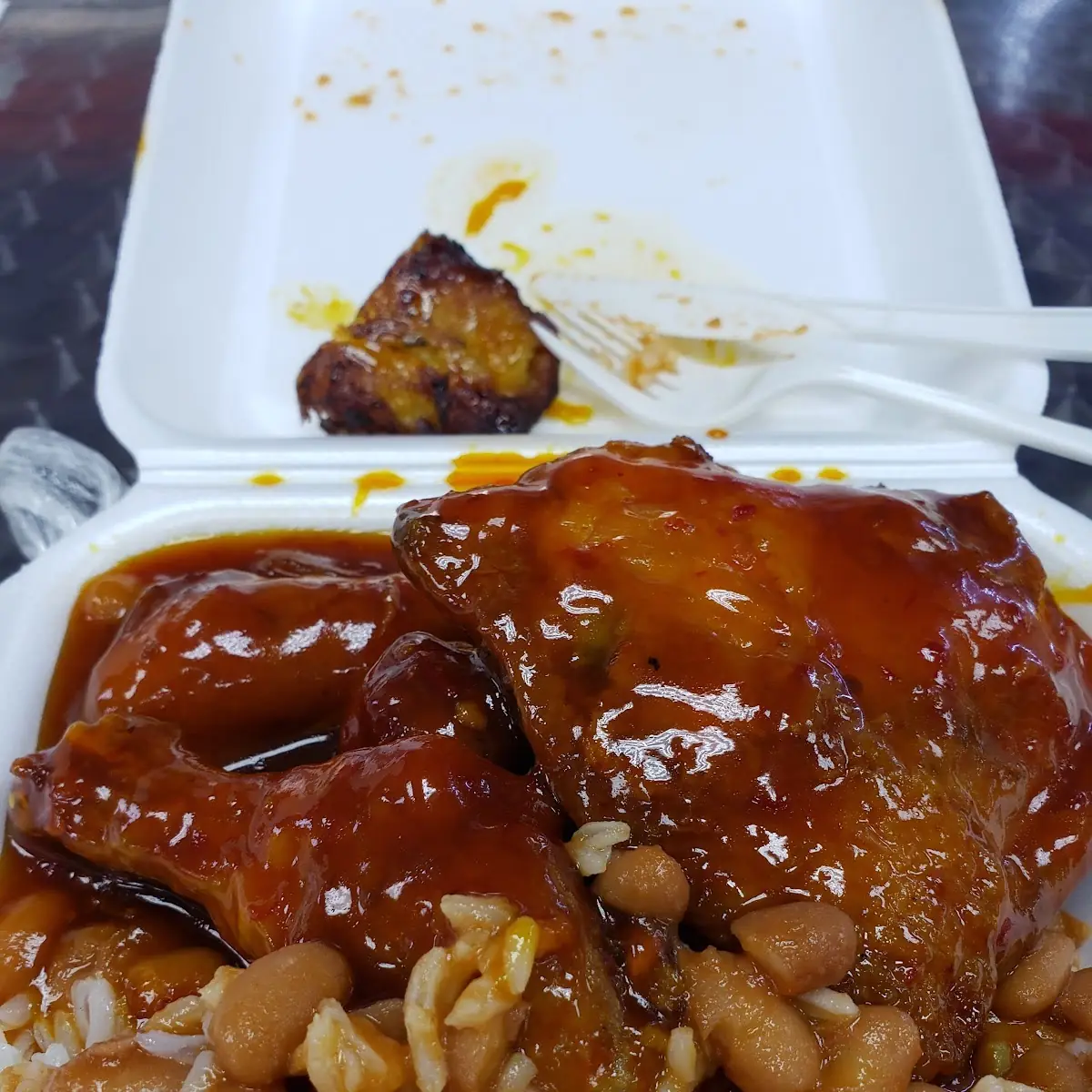 Sweet & Spicy Chicken Beans and Rice