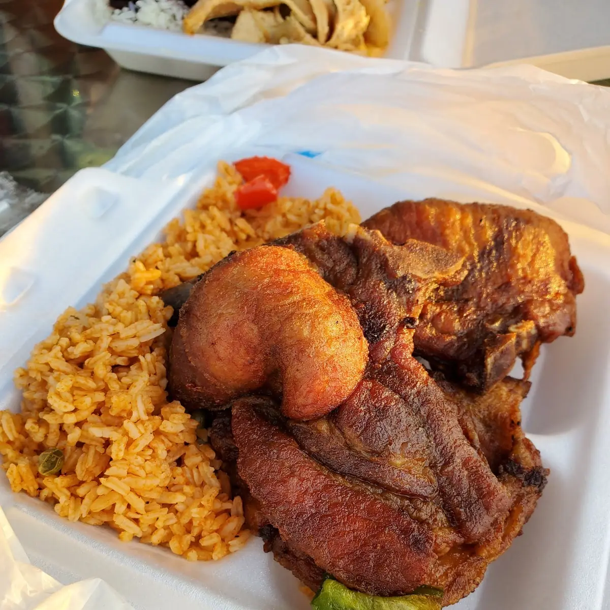 Yellow Rice with Green Pigeon Peas