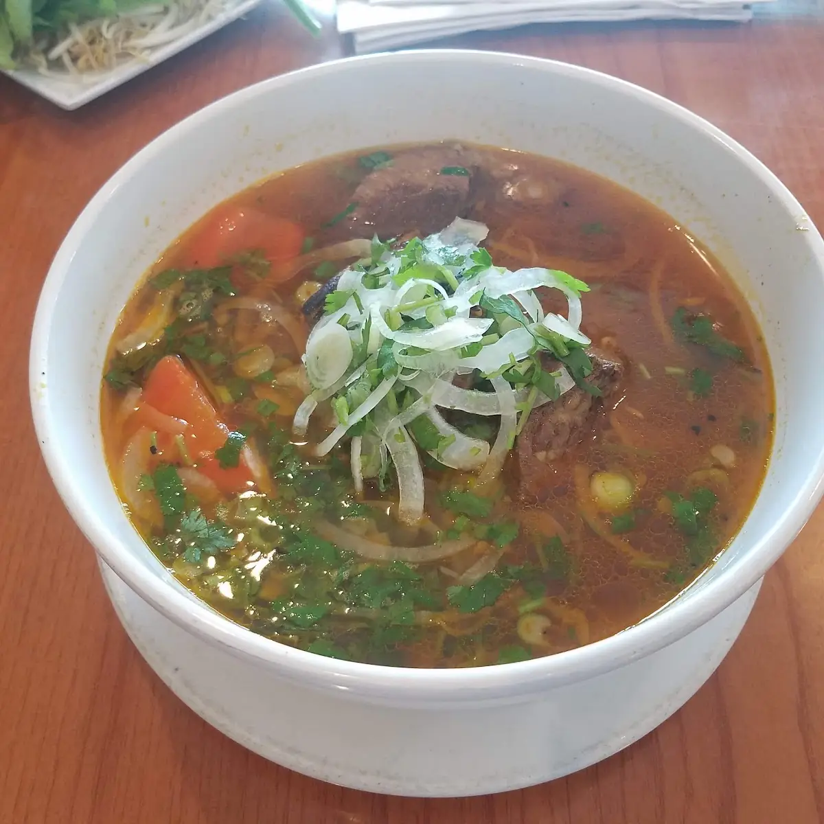 Beef Stew Rice Noodle Soup