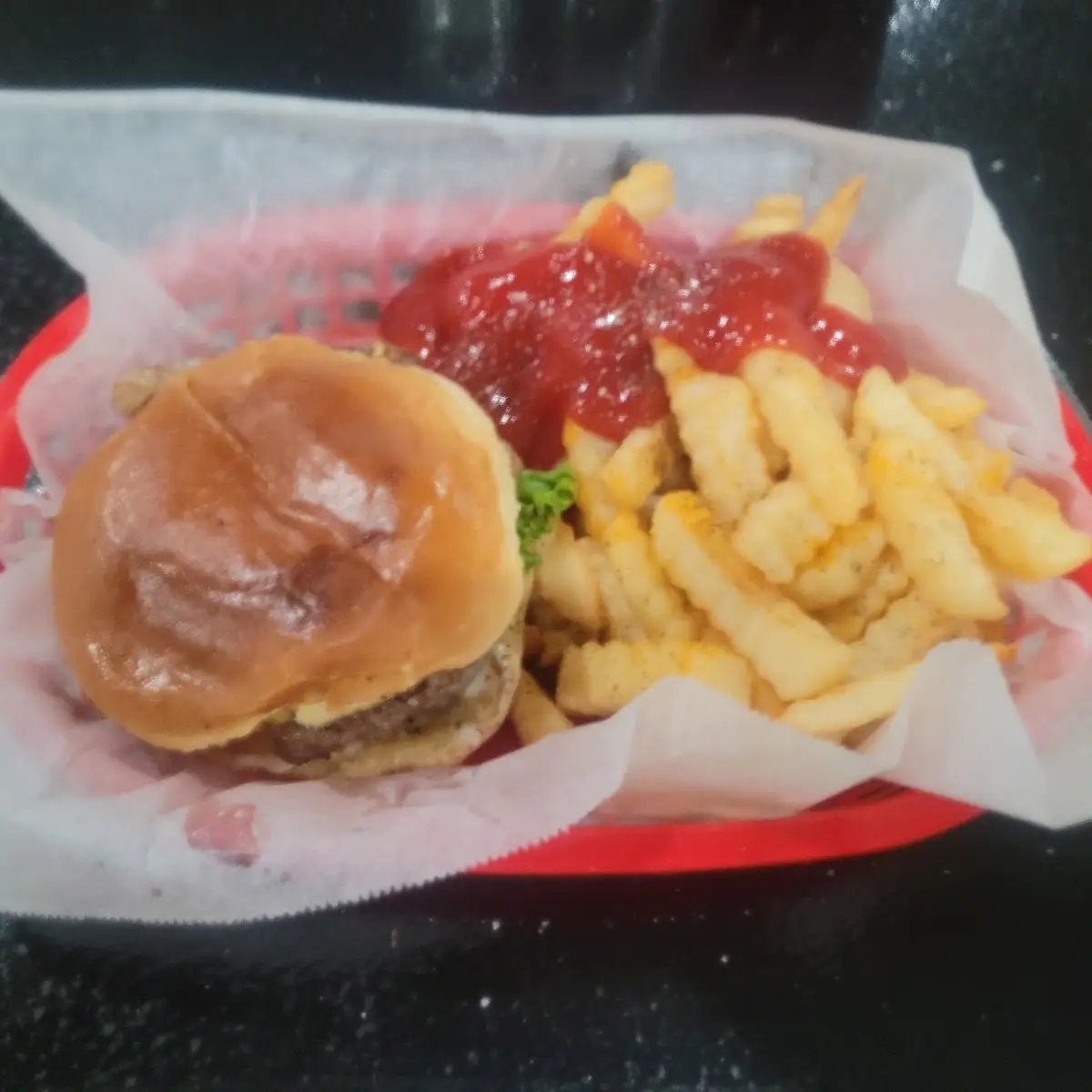 Burger and Fries