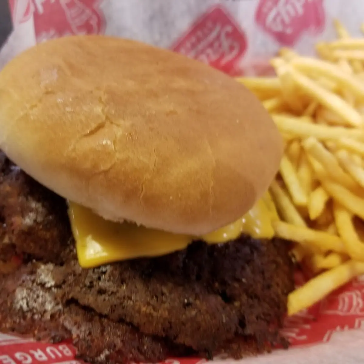 Freddy's Double Cheeseburger Combo with Fries and Drink