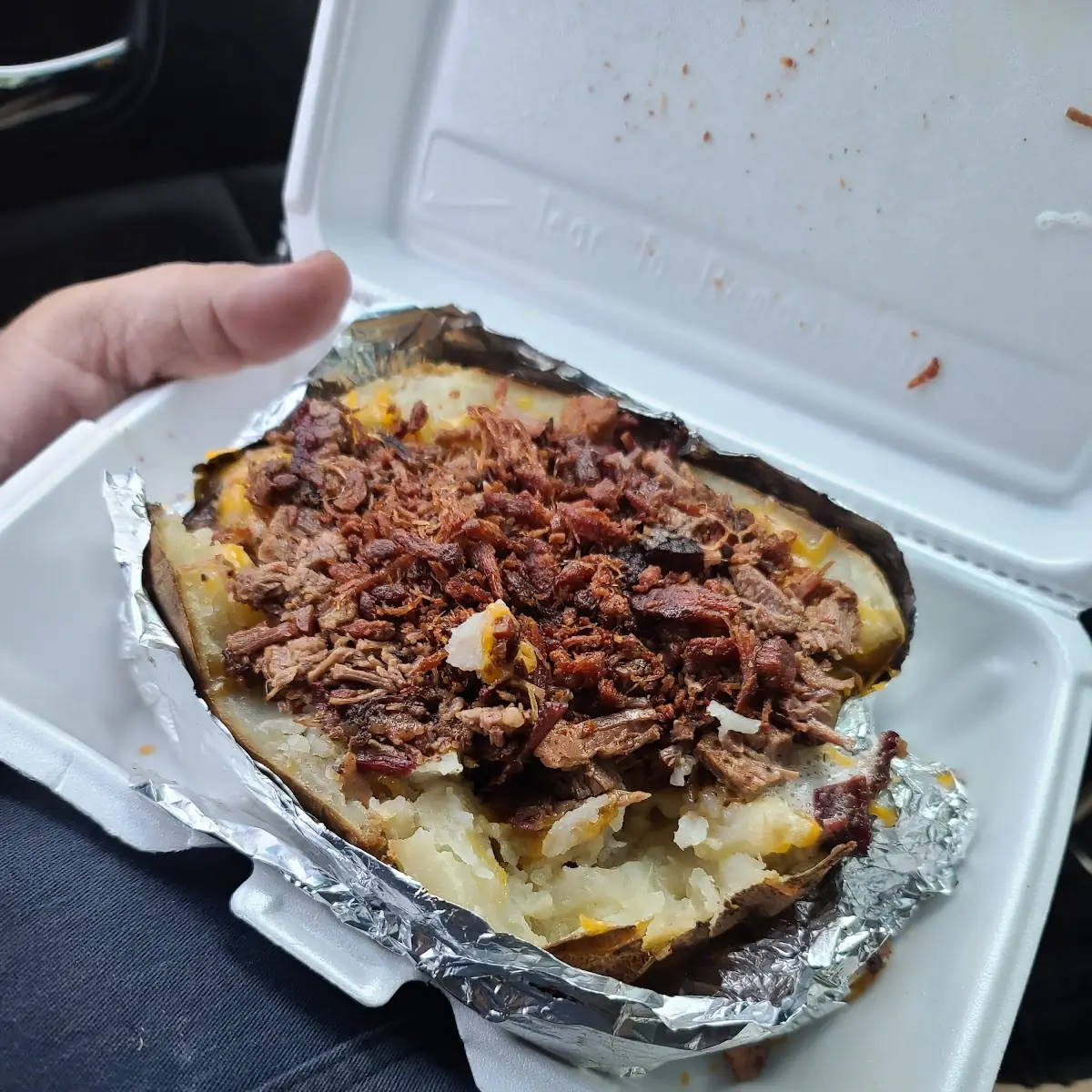 No Meat Baked Potato
