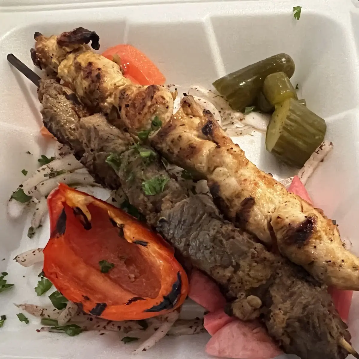 Mixed Grill Kaftan Beef and Chicken
