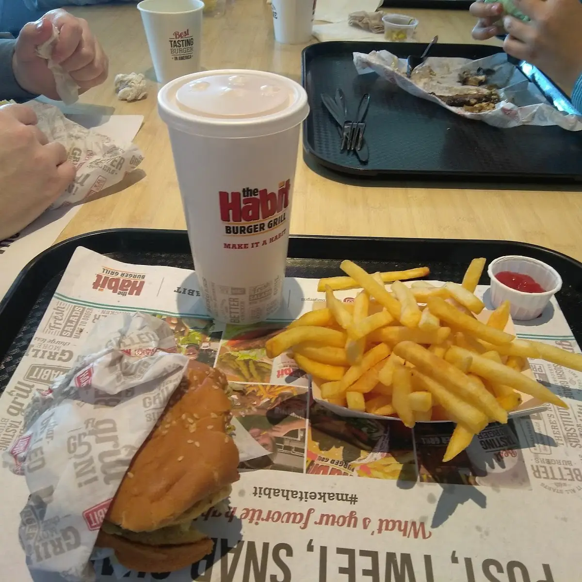 Double Cheeseburger and Fries