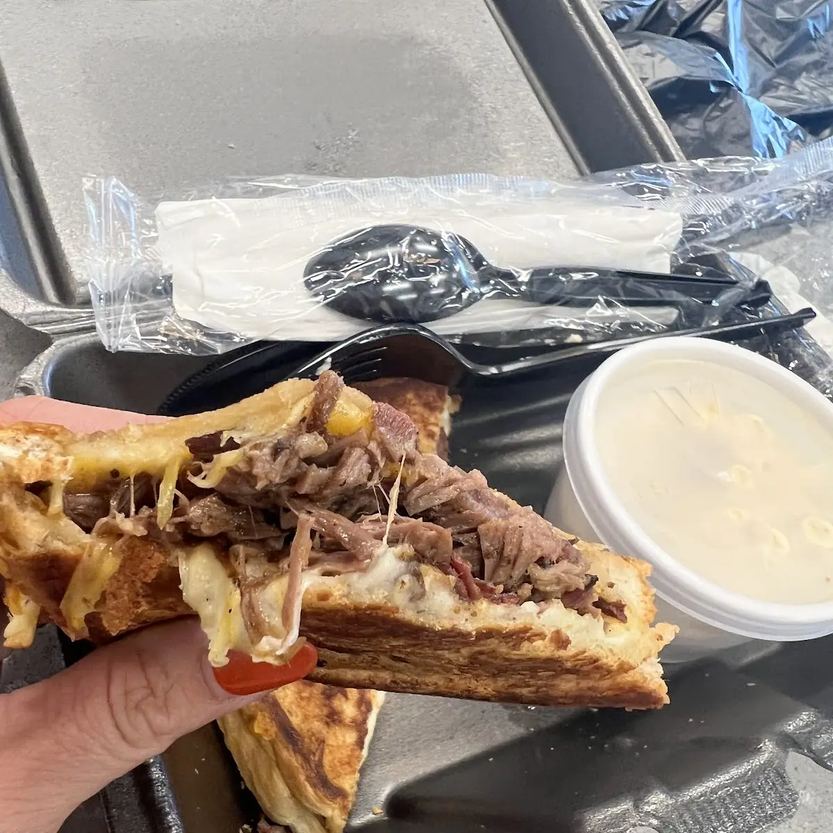 Brisket Grilled Cheese
