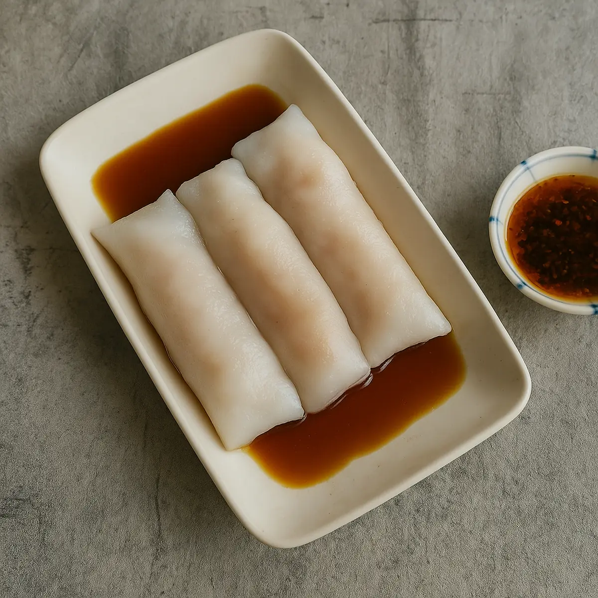Shrimp Rice Noodle Rolls