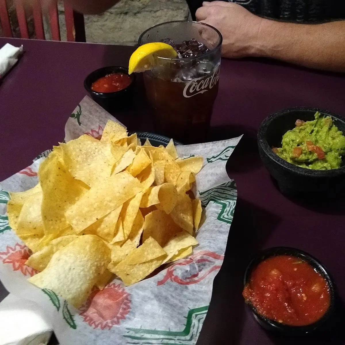 Chips and Guacamole Dip