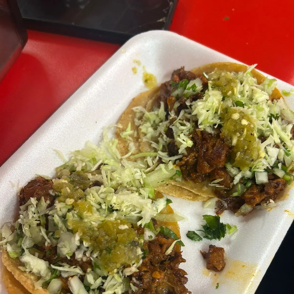 Two Street Tacos with Cheese