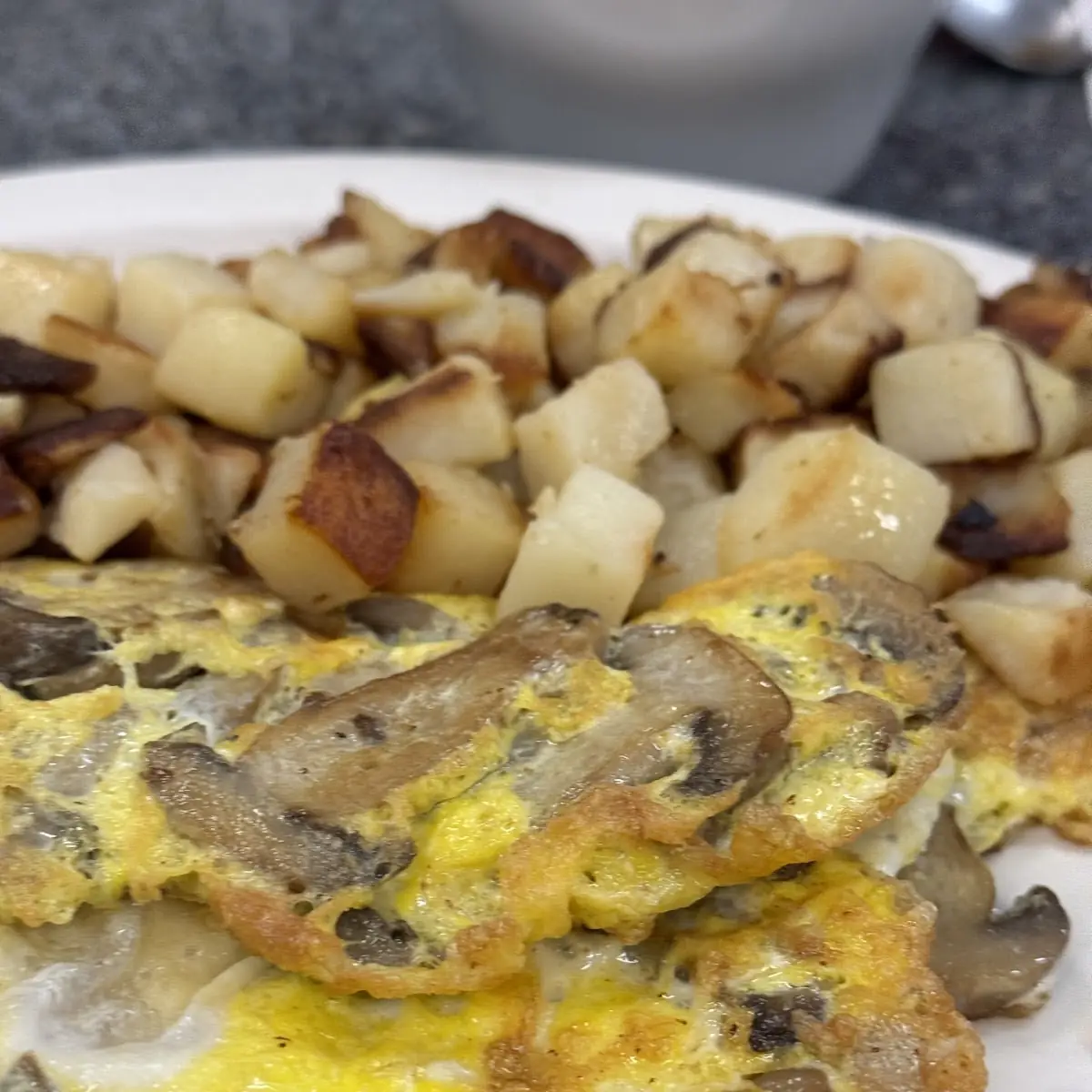 Cheese and Mushroom Omelette
