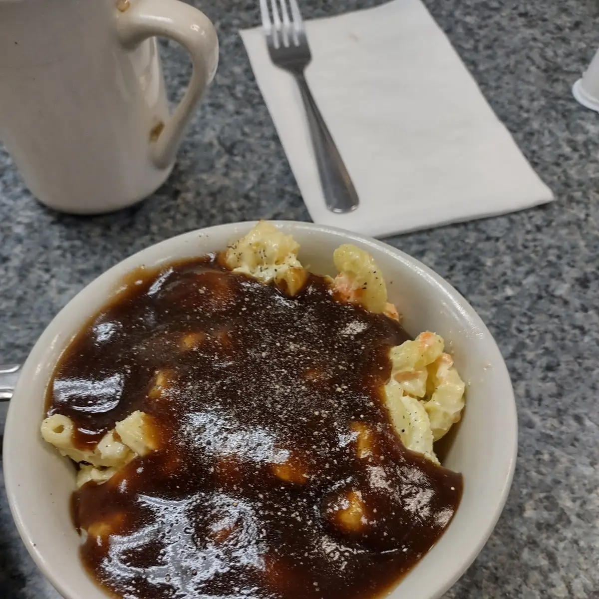 Macaroni Salad and Gravy