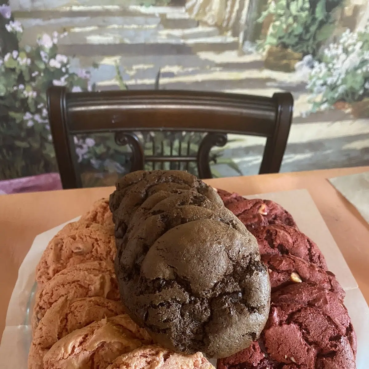 Red Velvet Double Chocolate Strawberry Cookies