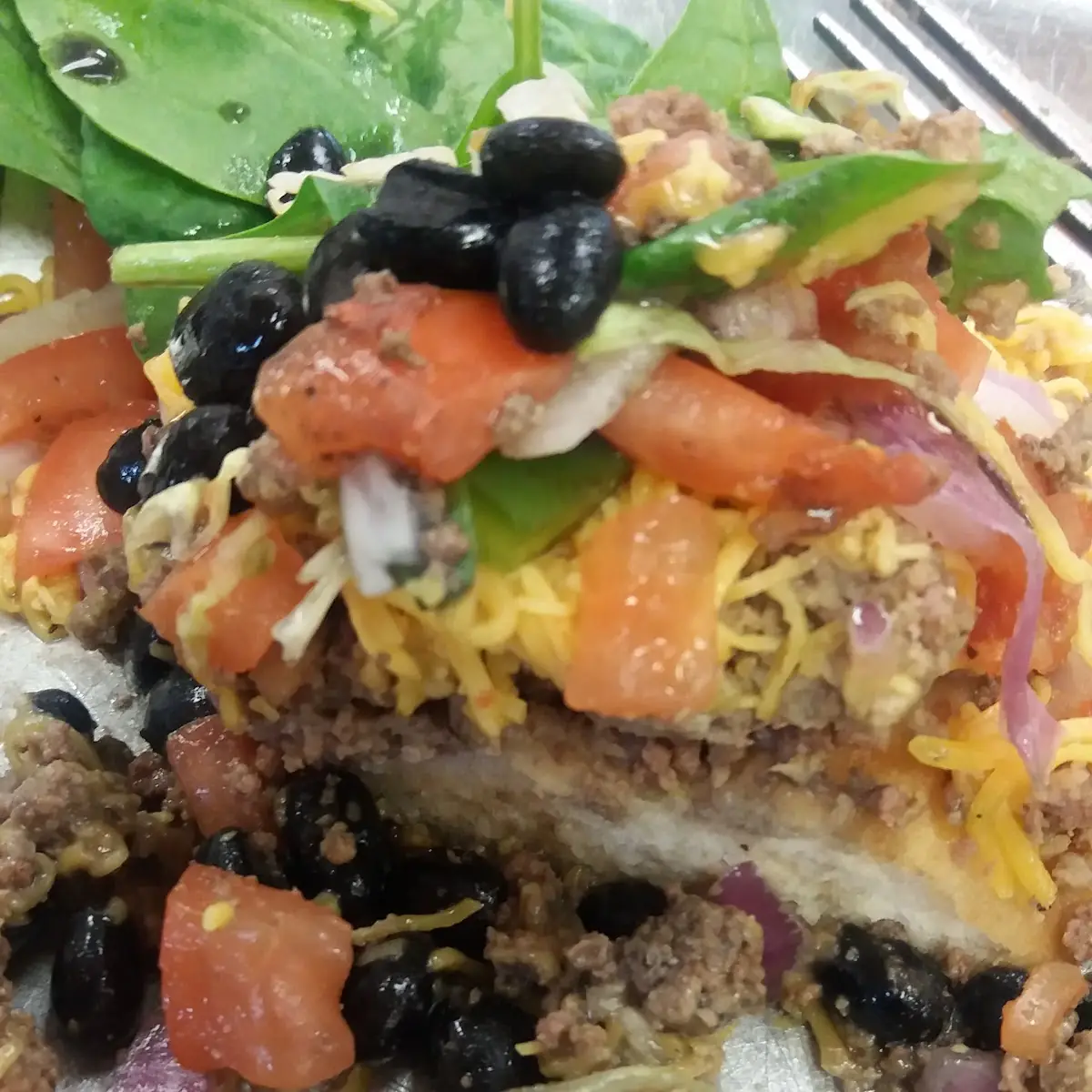 Indian Taco with Bison & Black Beans