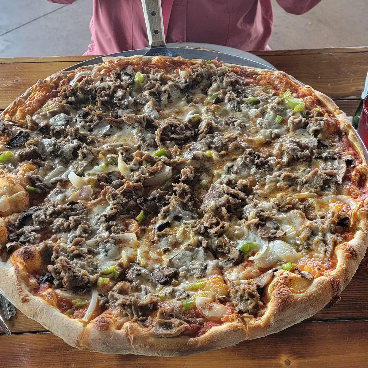 Philly Cheesesteak Pizza