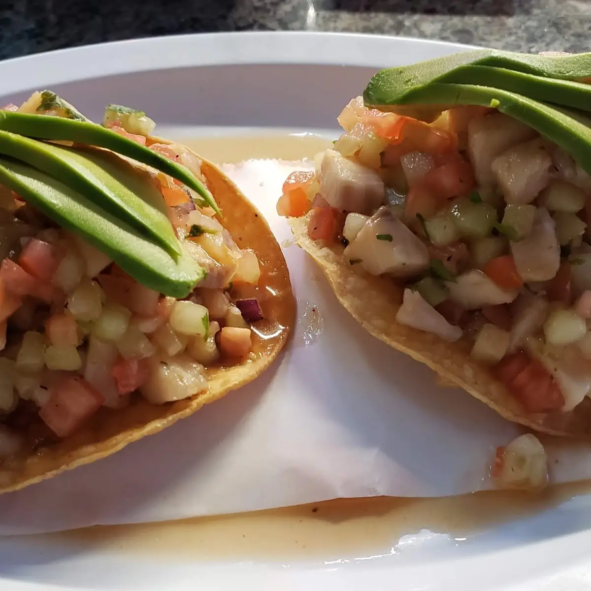 Tostada Ceviche De Pescado